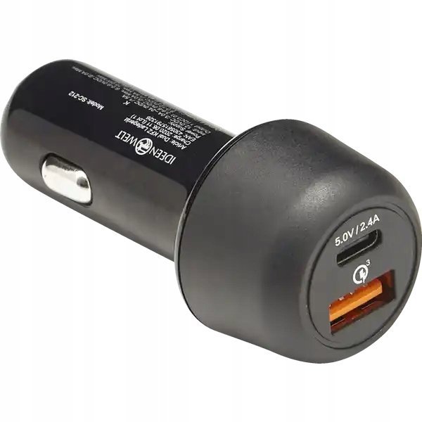Podwójna ładowarka samochodowa USB Quick Charge 30W