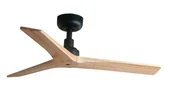 Wentylatory sufitowe - Energooszczędny wentylator sufitowy z pilotem Klim S czarny dąb 92 cm - miniaturka - grafika 1