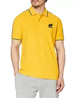 Koszulki męskie - Lotto Męska koszulka polo Lipari Pq, Giallo, XL - miniaturka - grafika 1