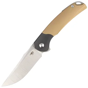 Nóż składany Bestech Supernova Gold Titanium / Black Zirconium, Satin Flat Satin M390 (BT2111C) - Noże - miniaturka - grafika 1