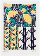 Plakaty - Vintage floral patterns, Art Nouveau, E. A. Séguy -  plakat Wymiar do wyboru: 70x100 cm - miniaturka - grafika 1