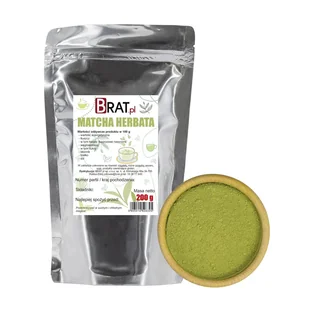 Matcha 200g Wysoka JAKOŚĆ Produkt NATURALNY - Herbata - miniaturka - grafika 1