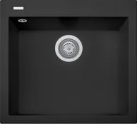 Zlewozmywaki - Zlew PLADOS ONE 5610 CZARNY MAT (black mat 70) (ON561070) - miniaturka - grafika 1