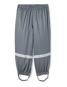 Spodnie i spodenki dla chłopców - Playshoes Spodnie przeciwdeszczowe dla dzieci, uniseks, 24 – ciemnoszary, 104 - miniaturka - grafika 1