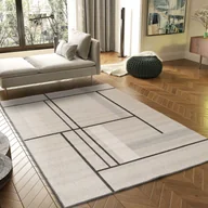 Dywany - Prostokątny beżowy dywan do wnętrz 80 x 150 cm DOMUS skandynawski - ATTICGO - miniaturka - grafika 1