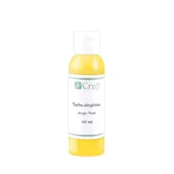 Przybory szkolne - Farba akrylowa żółta 60ml - Dalprint - miniaturka - grafika 1