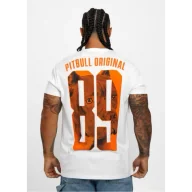 Koszulki sportowe męskie - Pit Bull T-shirt Koszulka Eighty Nine Dog White - miniaturka - grafika 1