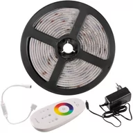 Taśmy LED - Zestaw taśma LED sterownik zasilacz pilot 319296 22W IP65 3m biała - miniaturka - grafika 1