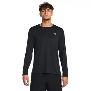 Męski longsleeve do biegania Under Armour UA Streaker Long Sleve - czarny - UNDER ARMOUR - Koszulki sportowe męskie - miniaturka - grafika 1
