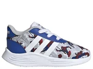 Buty dla dziewczynek - Buty dziecięce adidas Core EG7901 LITE RACER 2.0 I Białe - miniaturka - grafika 1