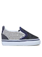 Buty dla dziewczynek - Vans Tenisówki Td Slip-On V VN0A3488SXN1 Srebrny - miniaturka - grafika 1