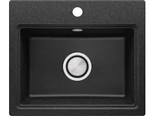 Zlewozmywaki - Zlewozmywak kuchenny granitowy jednokomorowy bez ociekacza Oslo - miniaturka - grafika 1