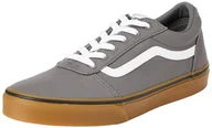 Buty dla dziewczynek - Vans Ward Sneaker buty dziecięce, uniseks, guma pewter, 33 EU - miniaturka - grafika 1
