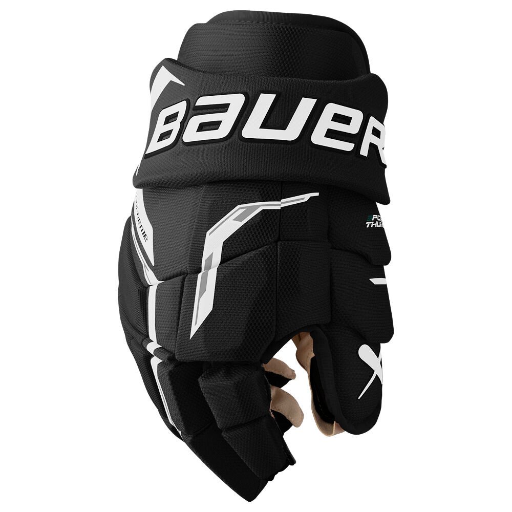Rękawice hokejowe Bauer Supreme F50 PRO Black/White Intermediate