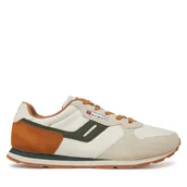 Sneakersy męskie - Sneakersy Bugatti 321-ASH01-5500 Écru - miniaturka - grafika 1