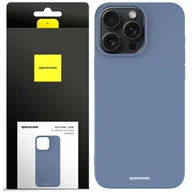 Etui i futerały do telefonów - Spacecase Etui Silicone Case iPhone 15 Pro Max blue - miniaturka - grafika 1