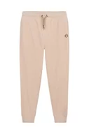 Spodnie i spodenki dla dziewczynek - Michael Kors spodnie dresowe dziecięce kolor beżowy gładkie - miniaturka - grafika 1