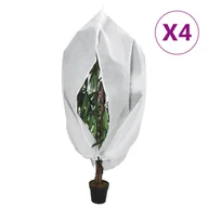 Agrowłókniny - vidaXL Kaptury ochronne z suwakiem, 4 szt., 70 g/m², 3,93x3 m - miniaturka - grafika 1