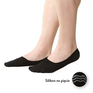 Skarpetki damskie - Stopki baleriny bawełniane z silikonem art. 058 Steven - grafika 1