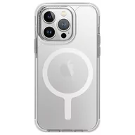 Etui i futerały do telefonów - UNIQ etui Combat iPhone 15 Pro 6.1" Magclick Charging biały/blanc white - miniaturka - grafika 1