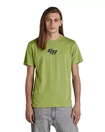 Koszulki męskie - G-STAR RAW Męski T-shirt sportowy Gr R T, zielony (Tendril 336-d115), S - miniaturka - grafika 1