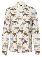 Koszule damskie - Marc Cain Sports - Bluzka damska, biały|wielokolorowy - miniaturka - grafika 1