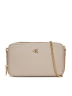 Torebki damskie - Calvin Klein Torebka Minimal Mono Camera Bag LV04K1086G Beżowy - miniaturka - grafika 1