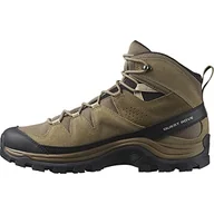 Moda i Uroda OUTLET - Salomon Męskie buty Quest Rove Gore-TEX Hiking Shoe, Kangaroo/Kelp/Black, 43 1/3 EU, Kangaroo kelp black, 43 1/3 EU - miniaturka - grafika 1