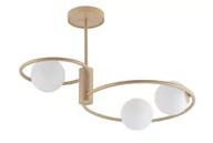Lampy sufitowe - Aqua lampa wisząca 3-punktowa złota 33467 - miniaturka - grafika 1