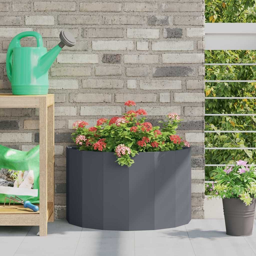 vidaXL Donica Antracyt 60 x 30 x 35 cm Stal