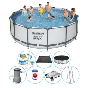 Basen Super Deal - Bestway Steel Pro MAX 427x122 cm Wołowina - Baseny ogrodowe - miniaturka - grafika 1