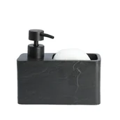 Mydelniczki i dozowniki mydła - Dozownik POJEMNIK NA MYDŁO TEANA 17x15 cm HOMLA - miniaturka - grafika 1