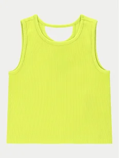 Coccodrillo Top WC4143304HGJ Zielony Slim Fit - Koszulki i topy damskie - miniaturka - grafika 1