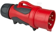 Gniazdka elektryczne - PCE Wtyczka przenośna 32A 5P 400V 6h IP44/54 GRIP 0253-6 0253-6 - miniaturka - grafika 1