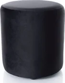 Pufy i podnóżki - Signal Puf DOTI C VELVET czarny - miniaturka - grafika 1