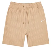 Spodenki damskie - Damskie Spodenki Nike Sportswear Prążki Luźne Wysoki Stan DM6401-200 S - miniaturka - grafika 1