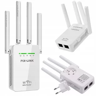 Wzmacniacz Sygnału Wi-Fi, VERK GROUP, Repeater 300Mb/S, WPS, Mocny - Wzmacniacze sygnału wifi - miniaturka - grafika 1