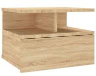 Meble do przedpokoju - Wisząca szafka nocna z szufladą dąb sonoma - Milleniar - miniaturka - grafika 1