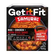 Szybkie dania obiadowe - Ryż z kurczakiem i z sosem azjatyckim 420 g GetitFit M00-57B7-185B1 - miniaturka - grafika 1