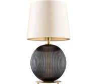 Lampy stojące - Argon 8538 - Lampa stołowa HAMILTON 1xE27/15W/230V kremowa/czarna - miniaturka - grafika 1