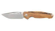 Noże - Nóż składany Viper Katla Flammed Poplar Wood, Satin M390 by Jesper Voxnæs (V5985PI) - miniaturka - grafika 1