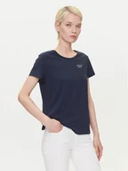 Koszulki i topy damskie - Mustang T-Shirt Alma 1016155 Granatowy Regular Fit - miniaturka - grafika 1