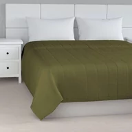 Narzuty - Dekoria Narzuta pikowana w pasy oliwkowa zieleń 100 x 160cm Etna 836-161-26 - miniaturka - grafika 1