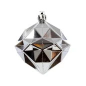 Bombki - Komplet 3 bombek plastikowych 7,5 cm różne kolory - miniaturka - grafika 1