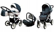 Wózki dziecięce - BabyLux White Lux 3w1 5903689797443 - miniaturka - grafika 1