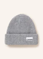 Czapki damskie - Ganni Czapka grau - miniaturka - grafika 1