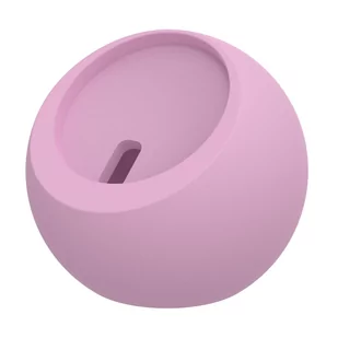 Uchwyt na ładowarkę indukcyjną MagSafe do iPhone i ładowarkę do Apple Watch podstawka stojak na telefon Choetech biały różowy - Uchwyty samochodowe do telefonów - miniaturka - grafika 1