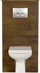 Zabudowa stelaża wc antyczne drewno FOKUS - Stelaże i zestawy podtynkowe do WC - miniaturka - grafika 1