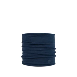 Komin wełniany Buff Merino Heavyweight Neckwarmer solid night blue - ONE SIZE - Apaszki i szaliki damskie - miniaturka - grafika 1