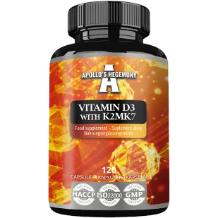 APOLLO'S HEGEMONY VITAMIN D3 & K2 MK-7 120 KAPSUŁEK - Witaminy i minerały - miniaturka - grafika 1